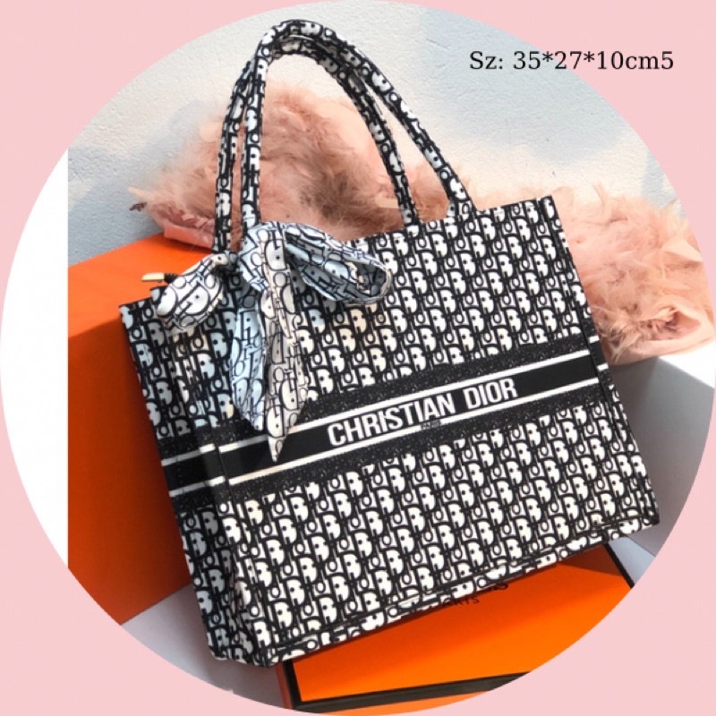 Túi xách Thổ cẩm tote size 36 đựng được nhiều đồ tiện dụng