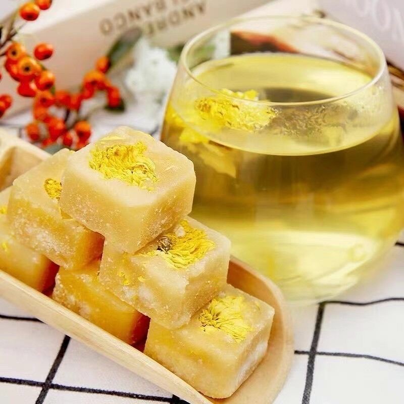 Trà Hoa Cúc Đường Phèn Mật Ong Nhiệt Giải Độc Cải Thiện Giấc Ngủ