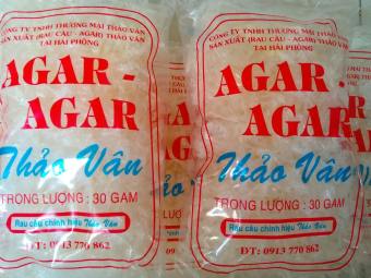 Rau câu sợi Thảo Vân dùng làm rau câu sợi giòn, gỏi chay/mặn, ăn kiêng das, ketto. HSD 2025