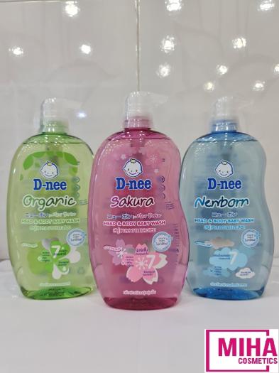 Sữa Tắm Gội Cho Bé DNEE 800ml Thái Lan