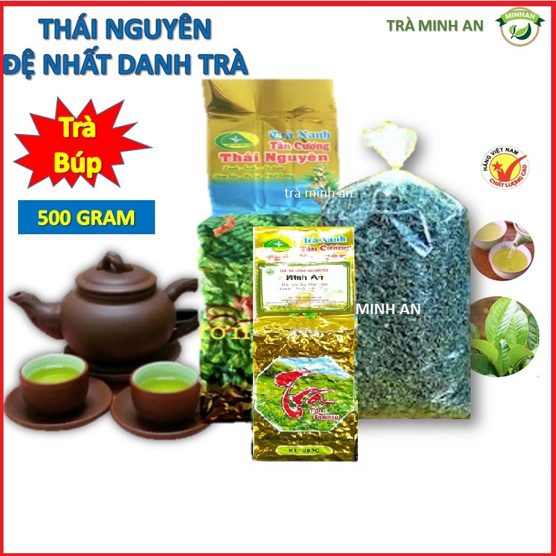Chè Thái Nguyên, trà bắc Tân Cương, trà búp vị đậm giá phải chăng - Trà xanh Tân Cương Thái Nguyên Minh An (chè khô, chè mạn)