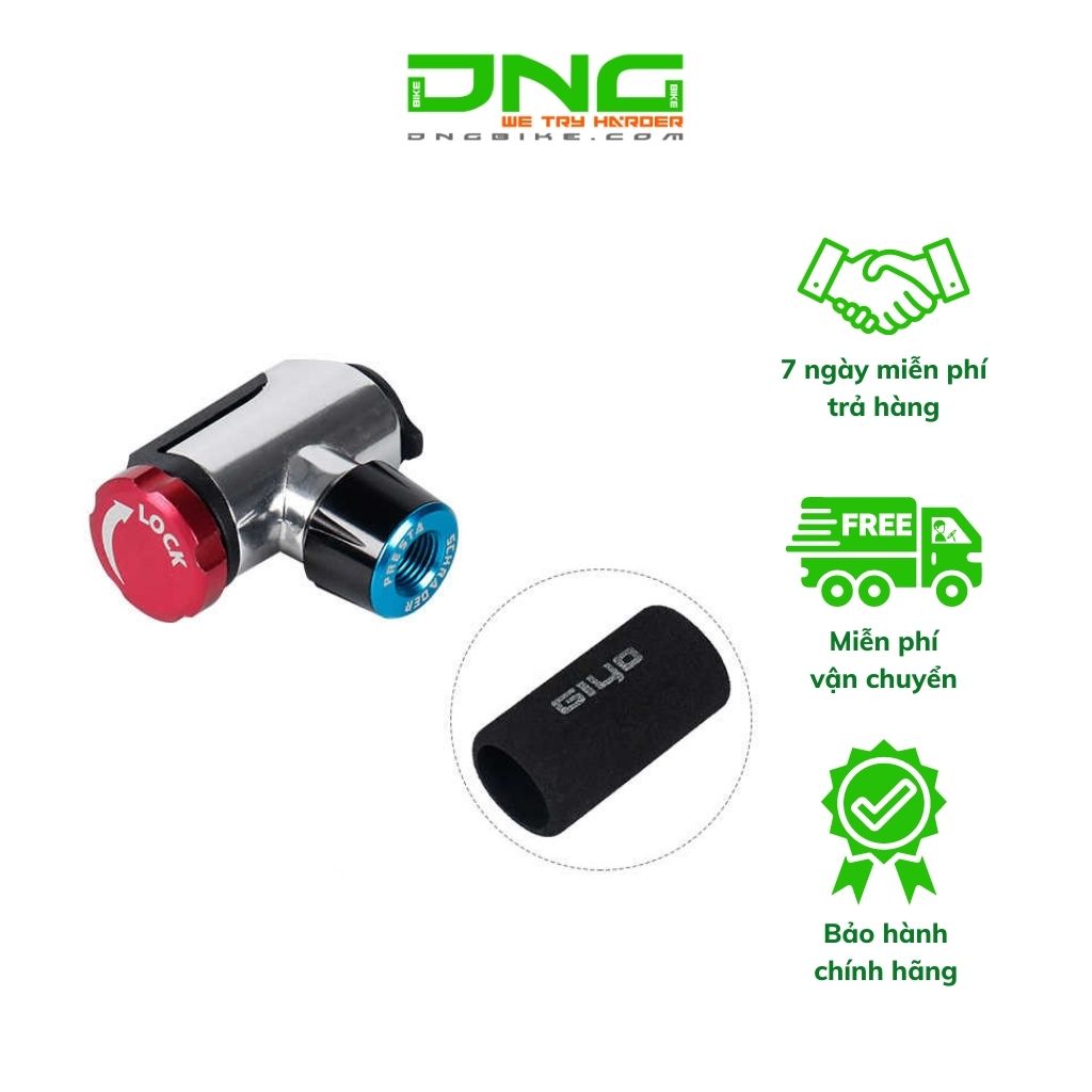 Đầu van bơm bình khí co2 giyo gc-08c