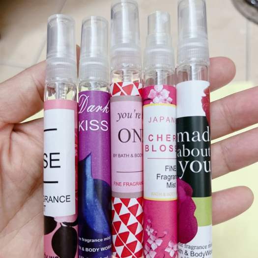 Nước Hoa Harga Parfum Bath And Body Works Body Mist Set ống Nước