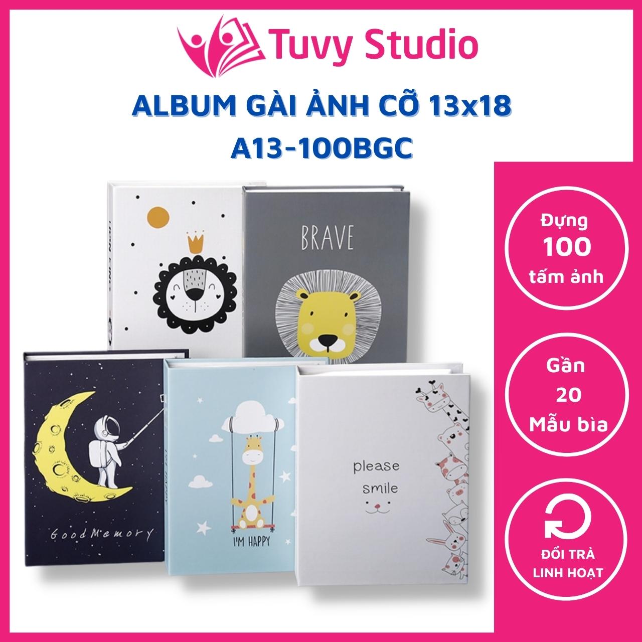 Album đựng ảnh 13x18 để 100 ảnh bìa giấy cứng đẹp siêu cute sẵn hàng tại Tú Vy Studio