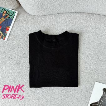 Áo thun Baby Tee trơn dáng ôm PINKSTORE29 cổ tròn, tay ngắn đơn giản A5784