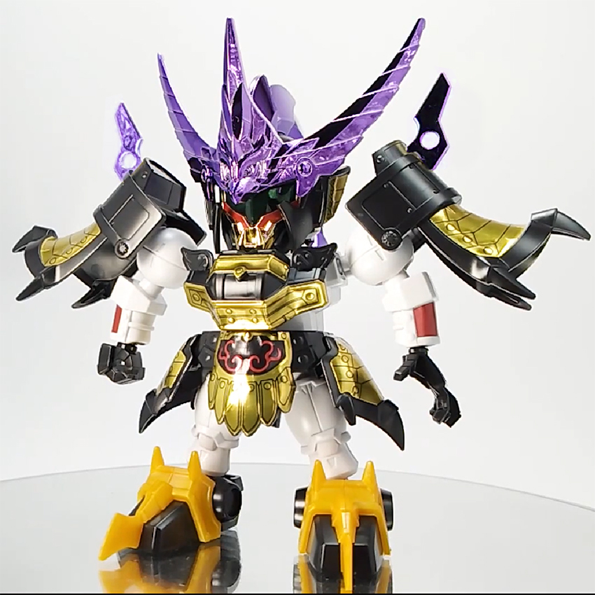 [HCM]Mô hình lắp ráp New4all Gundam sd Tam Quốc Lữ Bố A023 tặng cá vàng vui nhộn The Three Kingdoms 11cm giá rẻ dưới 100k hàng đẹp cho trẻ trên 8 tuổi trở lên