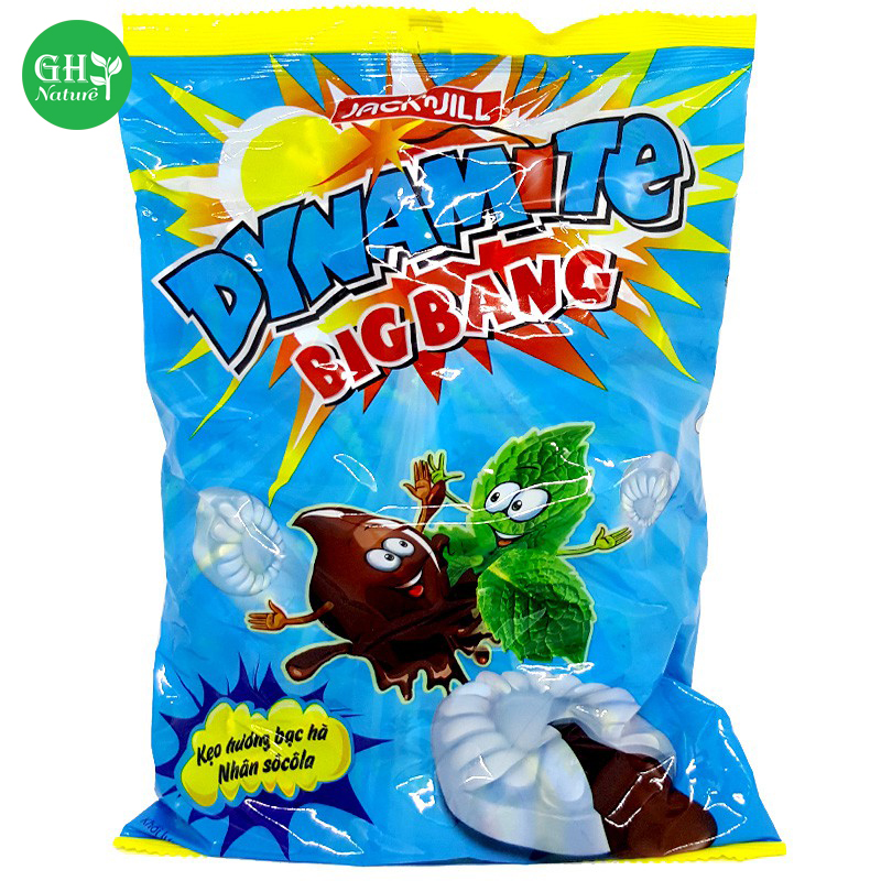 Kẹo hương bạc hà nhân socola Dynamite Big Bang 330gr
