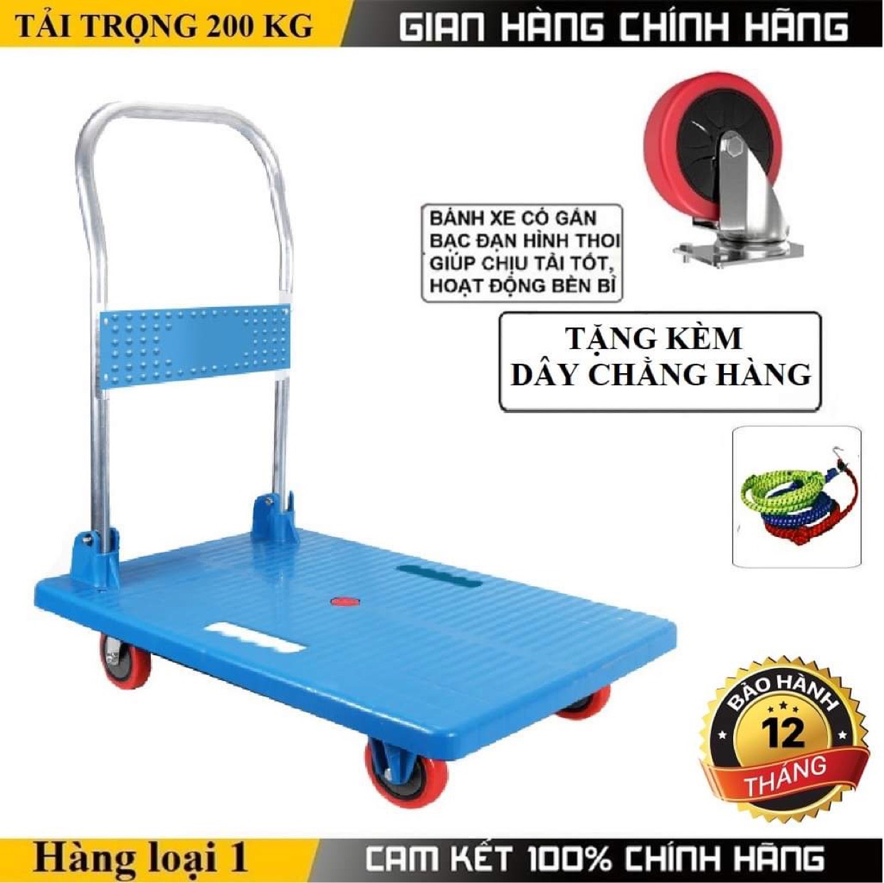 Xe kéo hàng gấp gọn