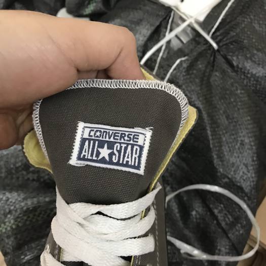 Giày Converse Classic Màu Xám Ghi Cao Cổ (Thanh Lý)