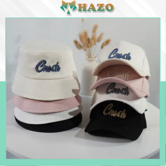 Mũ Cặp Đôi Nam Nữ Thêu Chữ CRUSH 521 Thời Trang Phong Cách Cực Đẹp