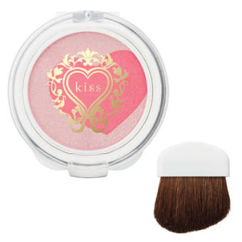 Phấn má hồng KISS MIX HEART CHEEKS 3.2g - Nhật Bản (Màu 05 - Hồng)