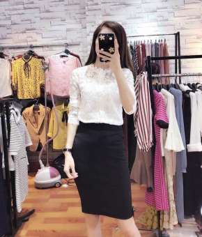 Áo ren công sở 2 lớp