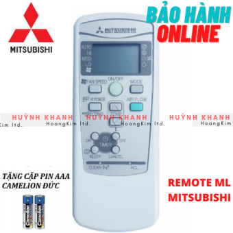 REMOTE ML MITSUBISHI 3D HEAVY BỀN ĐẸP trắng/đen