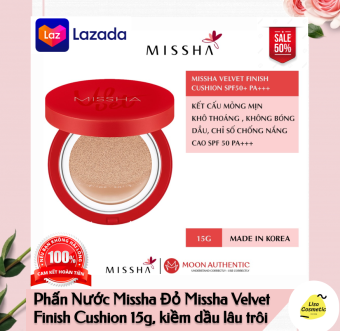 [CAM KẾT 100% CHÍNH HÃNG] Phấn nước Missha Đỏ, Hồng, Hàn Quốc 15g