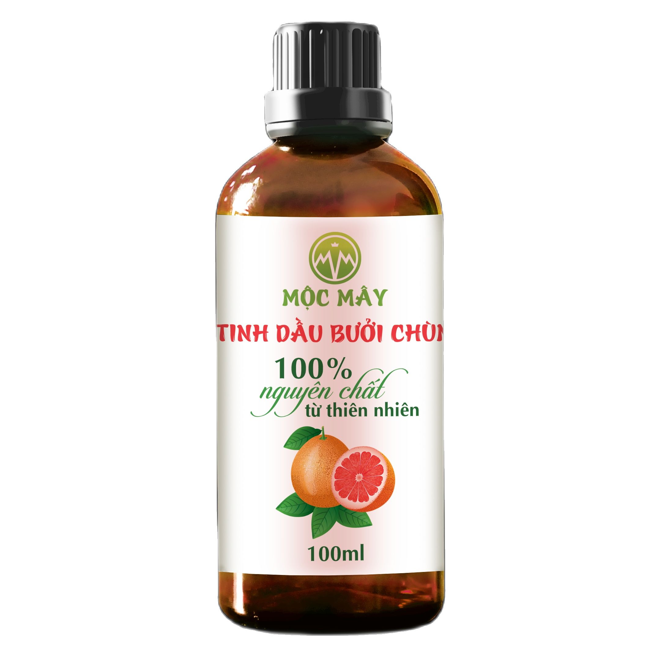 Tinh dầu Bưởi chùm (bưởi Hồng, bưởi Úc) 100ml nguyên chất - KÍCH THÍCH MỌC TÓC - DƯỠNG TÓC - GIẢM RỤNG TÓC - GIẢM HÓI ĐẦU - 100% TỪ THIÊN NHIÊN
