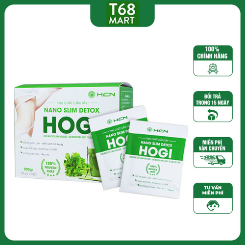 Tinh chất bột cần tây Nano Slim Detox bột cần tây hỗ trợ giảm cân thanh lọc giải độc cơ thể Hogi