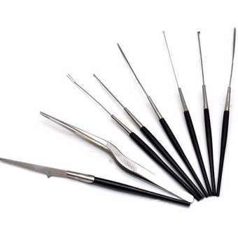 Bộ dụng cụ lấy ráy tai Lâm Uyên inox chuyên nghiệp 10 món