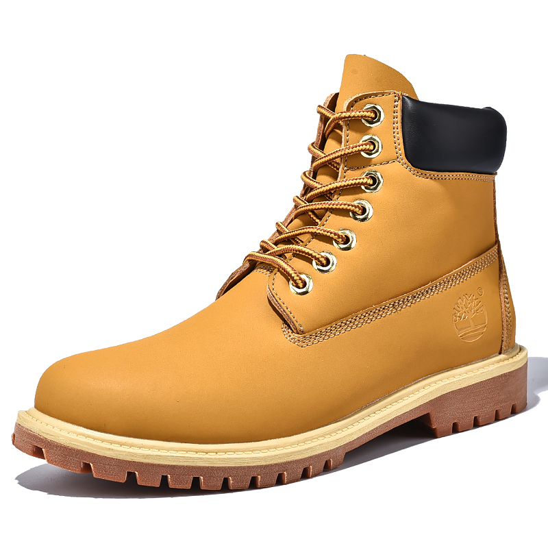 Bốt martin alburn 6 inch ngoài trời cho nam bốt đôi chống thấm nước bốt nữ nubuck lúa mì