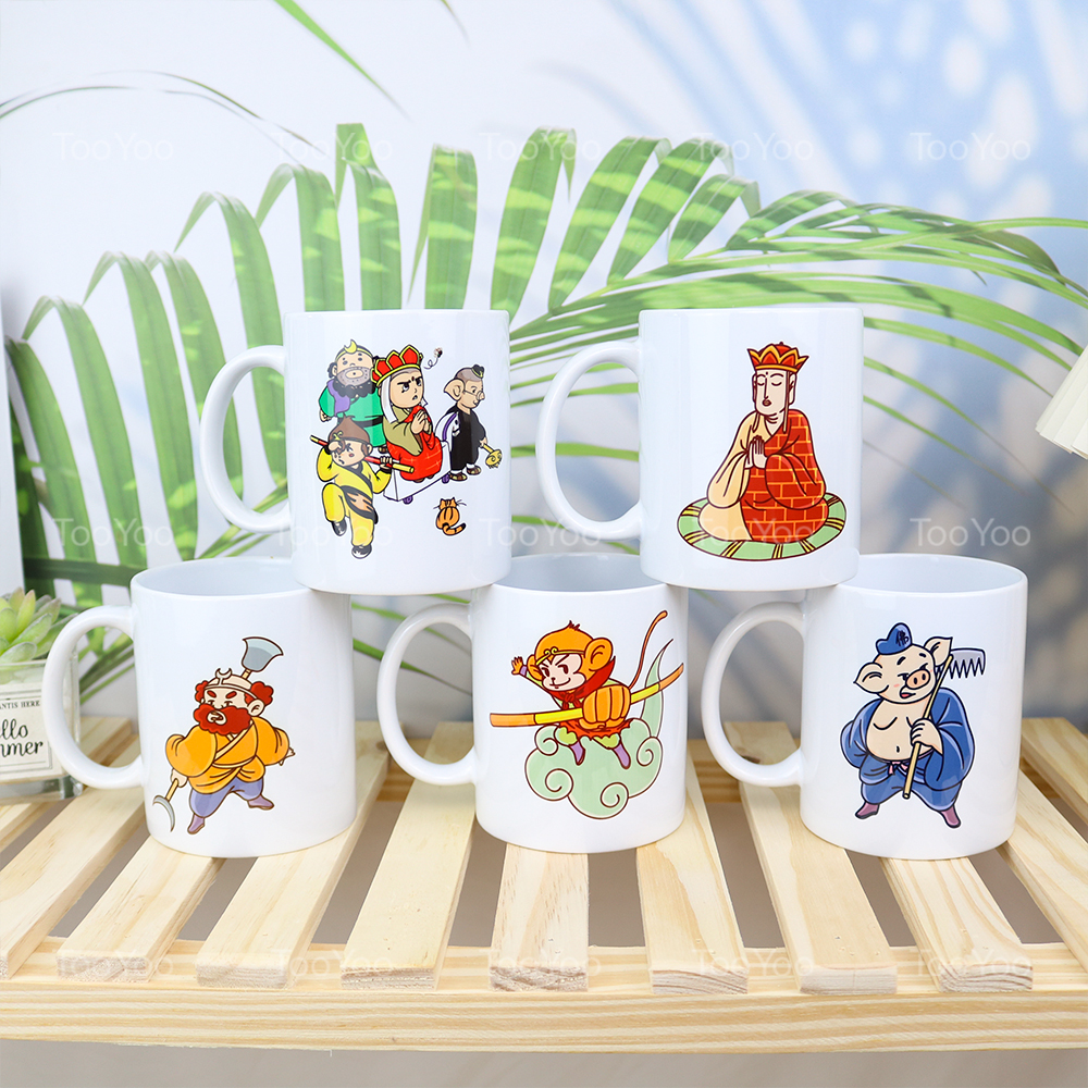 Ly sứ hình tôn ngộ không, trư bát giới, sa tăng, đường tam tạng dễ thương cute tooyoo ty0191