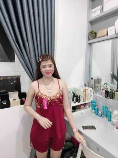 ĐỒ NGỦ THUN LẠNH 2 DÂY PHỐI REN DỄ THƯƠNG-MẪU MỚI HOT