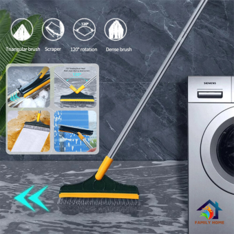 Chổi chà sàn nhà tắm, cây chà sàn nhà vệ sinh, chổi lau kính kèm gạt nước 2 trong 1