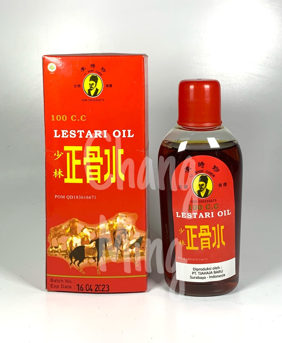 Lestari Oil 100 ml - Minyak Gosok - Zheng Gu Shui (Li Shih Chen)