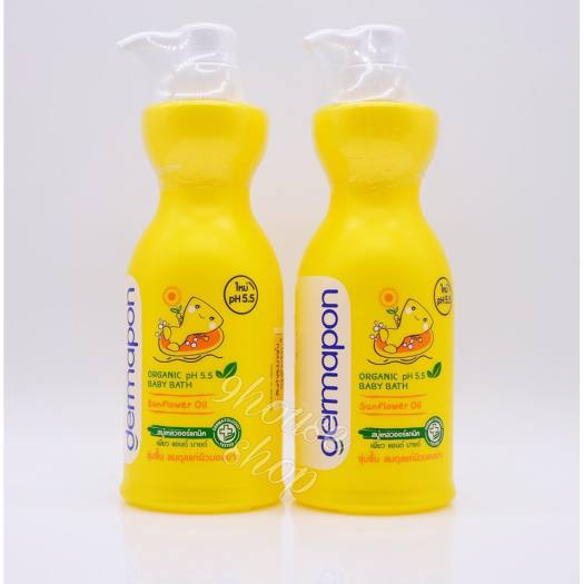 01 chai Sữa Tắm Gội Cho Bé Dermapon Thái Lan 480ml