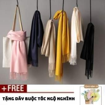 Khăn Dài Quàng Cổ  TẶNG 1 Bờm  Cài Tóc