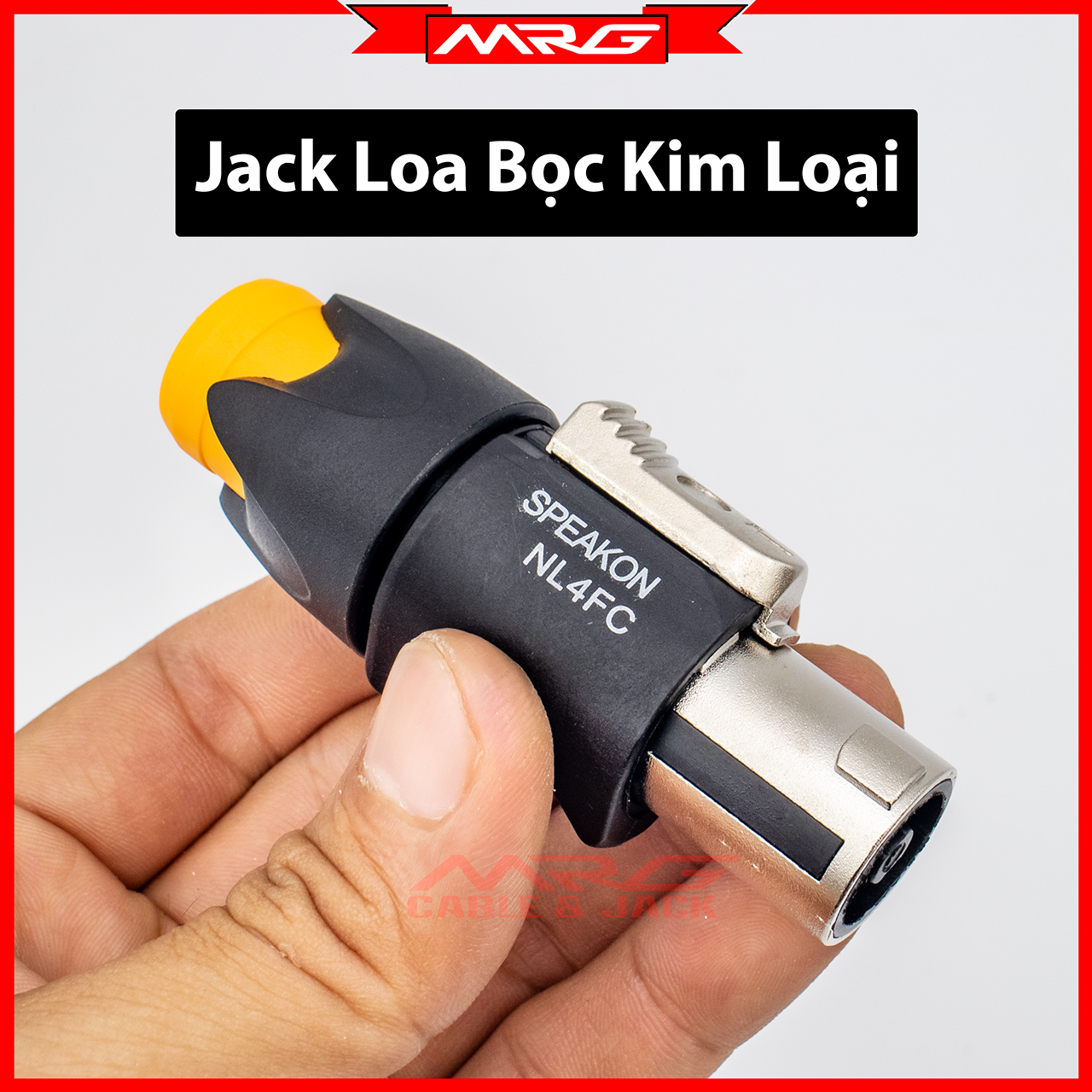 Rắc Loa Neutrik Speakon loại tốt bọc kim loại giá 1 chiếc | đầu cắm loa đầu nối loa.
