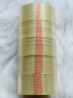 Băng keo TRONG 1 block 6 cuộn (5cmx80Yard)