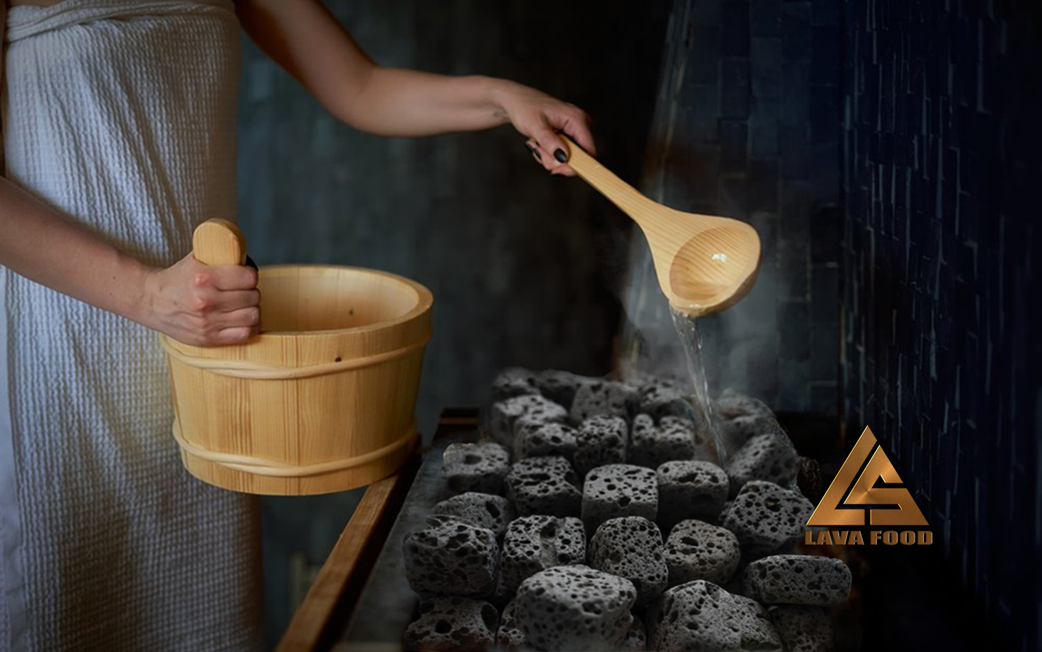 Đá núi lửa lỗ nhỏ dùng xông hơi sauna - giữ nhiệt lò nướng 1KG - ISO 9001