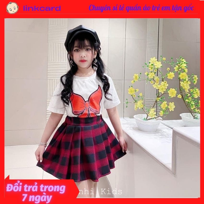 Đầm cho bé gái mùa hè từ 1tuổi đến 5tuổi - Váy bé gái thiết kế kiểu dáng hàn quốc cực dễ thương - Set quần áo cho bé gái từ 10kg đến 20kg - Váy bé gái đầm bé gái chất cotton mềm mịn thoáng mát chuẩn from siêu xinh cho bé.