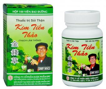 Giảm sỏi đường tiết niệu, sỏi thận Kim Tiền Thảo OPC 100 viên bao đường