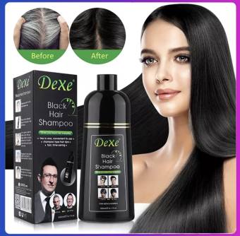 COM BO 2 CHAI DEXE Dầu Gội Nhuộm Màu Tóc Đen ,NÂU Thành Phần Thảo Dược HÀNG CHÍNH HÃNG NHẬP KHẨU ANH QUỐC DUNG TÍCH 400ml.