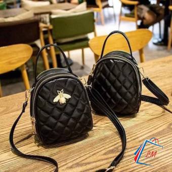 Balo Nữ Mini Balo Con Ong Đeo 2 Dáng