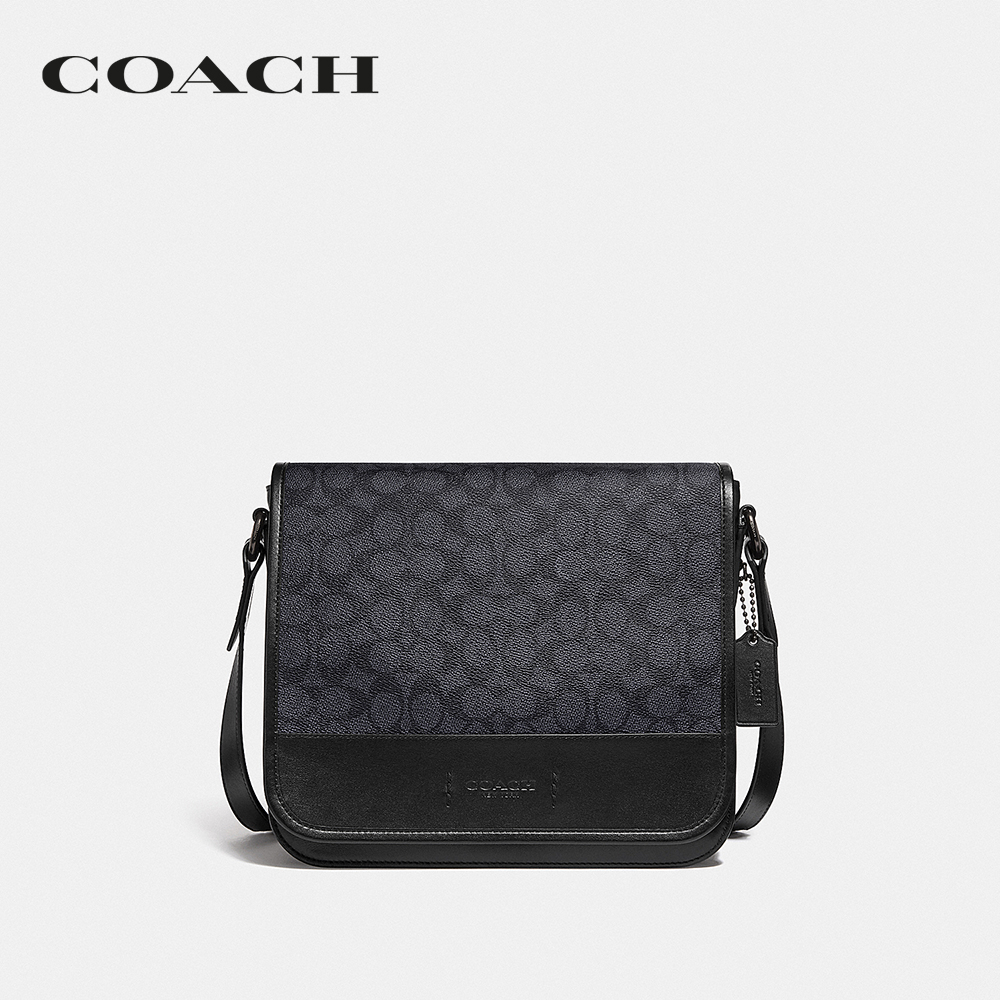 COACH กระเป๋าใส่เอกสารผู้ชายรุ่น Gotham Messenger 27 In Signature Canvas สีเทา C2681 JICHR ราคา 19,900 บาท*ส่งฟรี