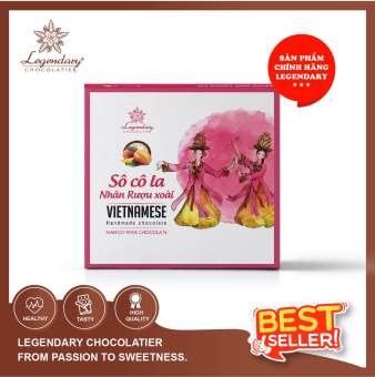 Socola Legendary - Socola sữa Zoom nhân Rượu Xoài 7 viên tặng 1 viên hộp 70g