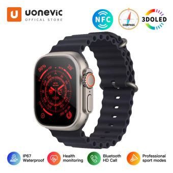Uonevic Đồng hồ thông minh MT9 Ultra 8 Pro 3D Màn hình OLED cuộc gọi Bluetooth la bàn cho nam giới cửa hàng âm nhạc NFC cho phụ nữ ECG Đồng hồ thông minh thể thao