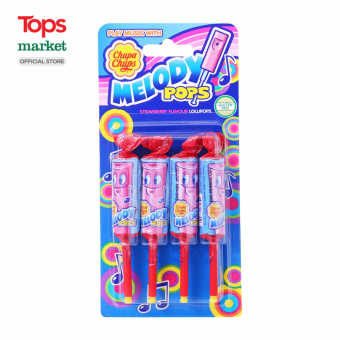 Kẹo Que Chupa Chups Còi Thổi Hương Dâu 60G - Siêu Thị Tops Market