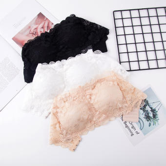 Bra ren quây ngang ngực gợi cảm - áo ngực ống chất liệu ren mềm mịn mút mỏng - freesize 40-52kg - áo lót ren - áo ngực ren không dây - đồ lót ren nữ sexy - EMY BRA02