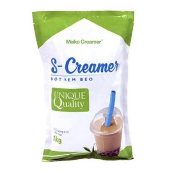 Bột kem béo pha trà sữa S- Creamer 1kg.nguyên liệu làm trà sữa