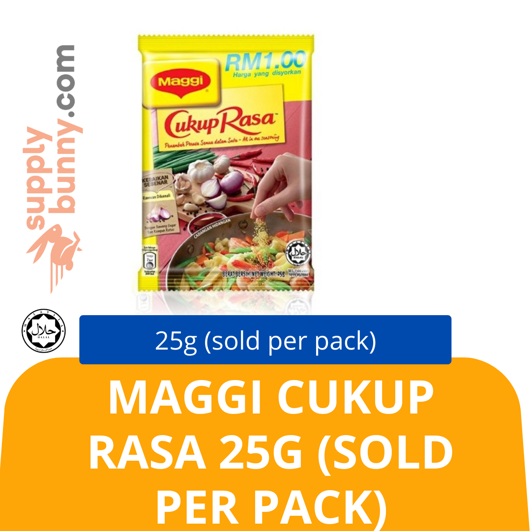 Maggi Cukup Rasa 25G (sold per pack) Halal