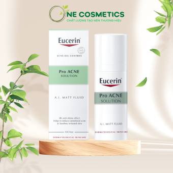 Kem Dưỡng Kiểm Soát Dầu Giảm Mụn Eucerin Pro Acne A.I Matt Fluid 50ml