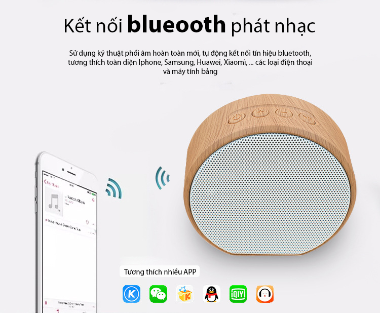 Loa Bluetooth mini Vivan VS1 chống nước chuẩn IPX5 an toàn sử dụng Bluetooth 5.0