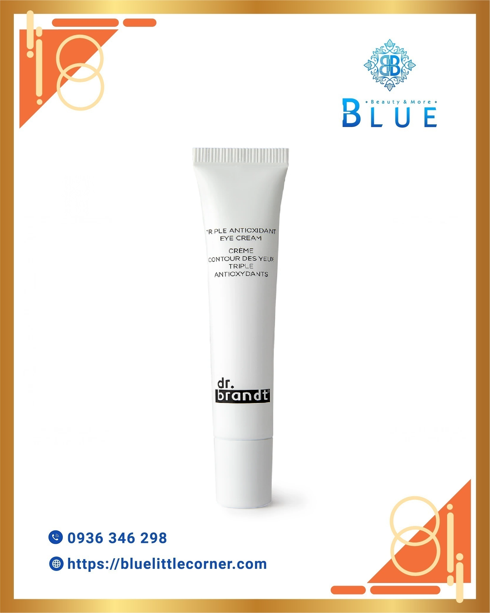 Kem dưỡng mắt chống lão hoá dr. brandt Triple Antioxidant