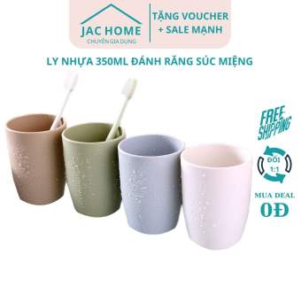 Ly nhựa 350ml đánh răng súc miệng JacHome