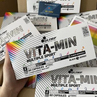 VITA-MIN MULTIPLE SPORT – 60 Viên Vitamin tổng hợp và khoáng chất - Hỗ trợ sức khoẻ cho đối tượng tập luyện thể thao
