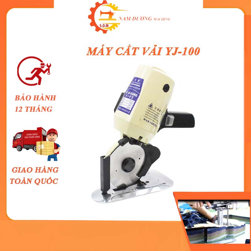 Máy cắt vải cầm tay lejiang yj-110 cắt được 3,2 cm vải bảo hành 06 tháng - thiết bị máy nam dương