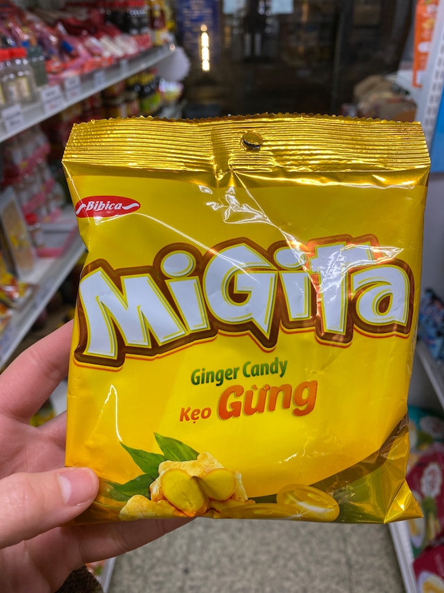 Combo 15 gói kẹo gừng migita - gói 70gr