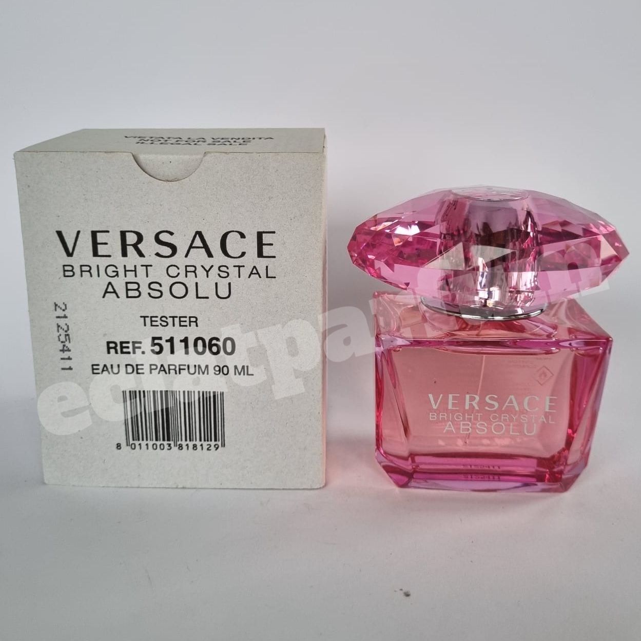 Versace Bright Crystal Edt Tester 90Ml Floral Fruity Perfume For